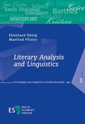 Cover: Literary Analysis and Linguistics - Erich Schmidt Verlag