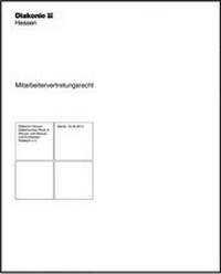Abbildung von: Mitarbeitervertretungsrecht der Diakonie Hessen - Otto Bauer