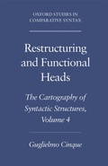 Cover: Restructuring and Functional Heads - OUP eBook