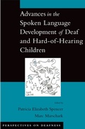 Cover: Advances in the Spoken-Language Development of Deaf and Hard-of-Hearing Children - OUP eBook