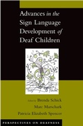 Cover: Advances in the Sign Language Development of Deaf Children - OUP eBook