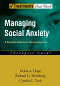 Cover: Managing Social Anxiety: A Cognitive-Behavioral Therapy Approach Therapist Guide - Oxford University Press