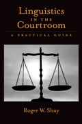 Cover: Linguistics in the Courtroom - OUP eBook