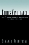 Cover: Ethics Vindicated - OUP eBook