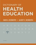 Cover: Dictionary of Health Education - OUP eBook