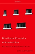 Cover: Distributive Principles of Criminal Law - OUP eBook