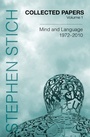 Cover: Collected Papers, Volume 1: Mind and Language, 1972-2010 - Oxford University Press