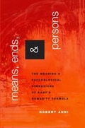 Cover: Means, Ends, and Persons - OUP eBook