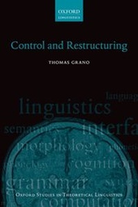 Enlarge image Cover: Control and Restructuring - OUP eBook