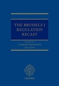 Cover: Brussels I Regulation Recast - OUP Oxford