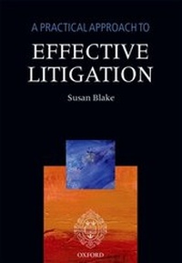 Enlarge image Cover: Practical Approach to Effective Litigation - OUP Oxford