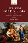 Cover: Selecting Europe's Judges - OUP eBook