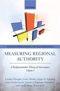 Cover: Measuring Regional Authority - OUP eBook