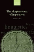 Cover: The Morphosyntax of Imperatives - OUP eBook