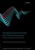 Cover: Managing Diversity through Non-Territorial Autonomy - OUP eBook