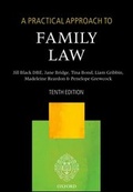 Cover: Practical Approach to Family Law - OUP Oxford