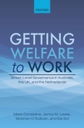 Cover: Getting Welfare to Work - OUP eBook