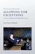 Cover: Allowing for Exceptions - OUP eBook