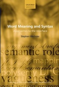 Cover: Word Meaning and Syntax - OUP eBook