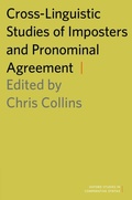 Cover: Cross-Linguistic Studies of Imposters and Pronominal Agreement - OUP eBook