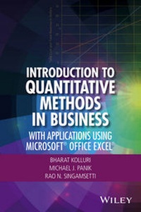 Enlarge image Cover: Introduction to Quantitative Methods in Business - Wiley