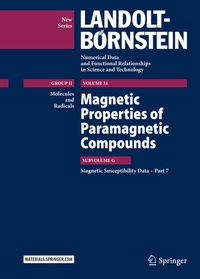 Abbildung von: Magnetic Properties of Paramagnetic Compounds - Springer