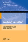 Cover: Machine Translation - Springer