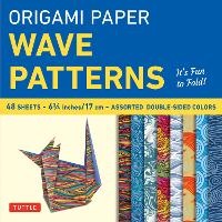 Enlarge image Cover: Origami Paper - Wave Patterns - 6 3/4 inch - 48 Sheets - Tuttle Publishing