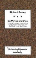 Cover: On Virtue and Vice - Peter Lang Verlag