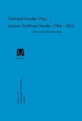 Cover: Johann Gottfried Herder (1744-1803) - Meiner