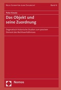 Cover: Das Objekt und seine Zuordnung - Nomos