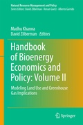 Cover: Handbook of Bioenergy Economics and Policy: Volume II - Springer