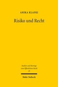 Cover: Risiko und Recht - Mohr Siebeck