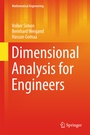 Cover: Dimensional Analysis for Engineers - Springer