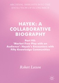Cover: Hayek: A Collaborative Biography - Palgrave Macmillan