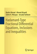 Cover: Hadamard-Type Fractional Differential Equations, Inclusions and Inequalities - Springer