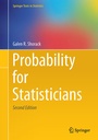 Cover: Probability for Statisticians - Springer