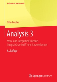 Abbildung von: Analysis 3 - Springer Spektrum