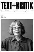 Cover: Elke Erb - edition text + kritik
