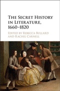 Cover: The Secret History in Literature, 1660-1820 - Cambridge University Press