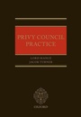 Cover: Privy Council Practice - Oxford University Press