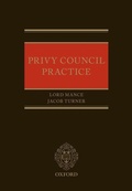 Cover: Privy Council Practice - Oxford University Press