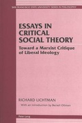 Cover: Essays in Critical Social Theory - Peter Lang Verlag