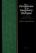 Cover: The Paraphrase of an Imaginary Dialogue - Peter Lang Verlag