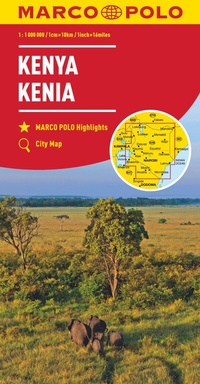 Abbildung von: MARCO POLO Kontinentalkarte Kenia 1:1 Mio. - MARCO POLO ein Imprint von MAIRDUMONT