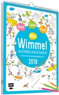 Cover: Mein Wimmel-Ausmalkalender 2018 - Edition Michael Fischer / EMF Verlag