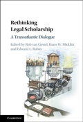 Bild: Rethinking Legal Scholarship - Cambridge University Press