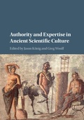 Cover: Authority and Expertise in Ancient Scientific Culture - Cambridge University Press