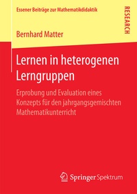Abbildung von: Lernen in heterogenen Lerngruppen - Springer Spektrum