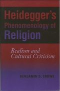 Cover: Heidegger's Phenomenology of Religion - Indiana University Press
